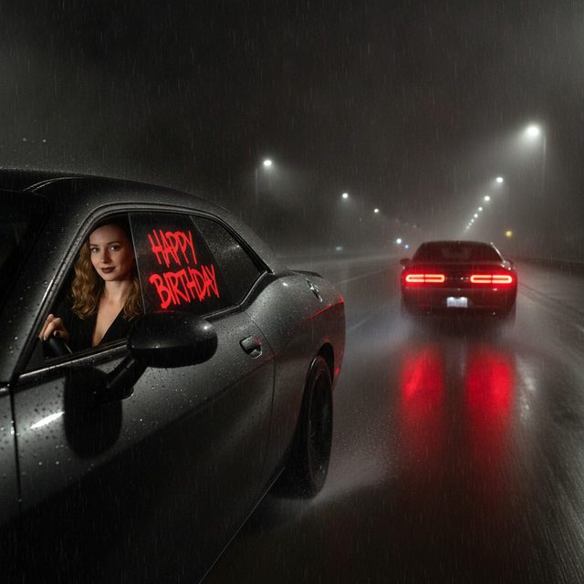 Ночная скорость — категория «авто» — промпт для нейросети