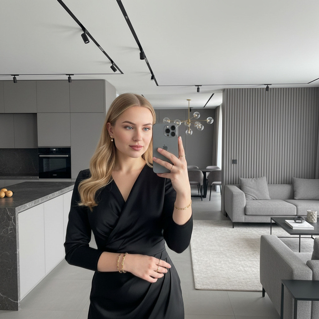 Селфи в черном