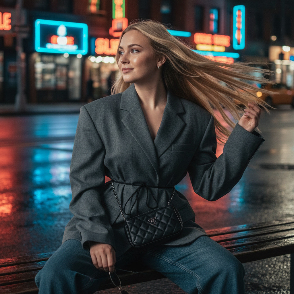 Девушка с длинными волосами