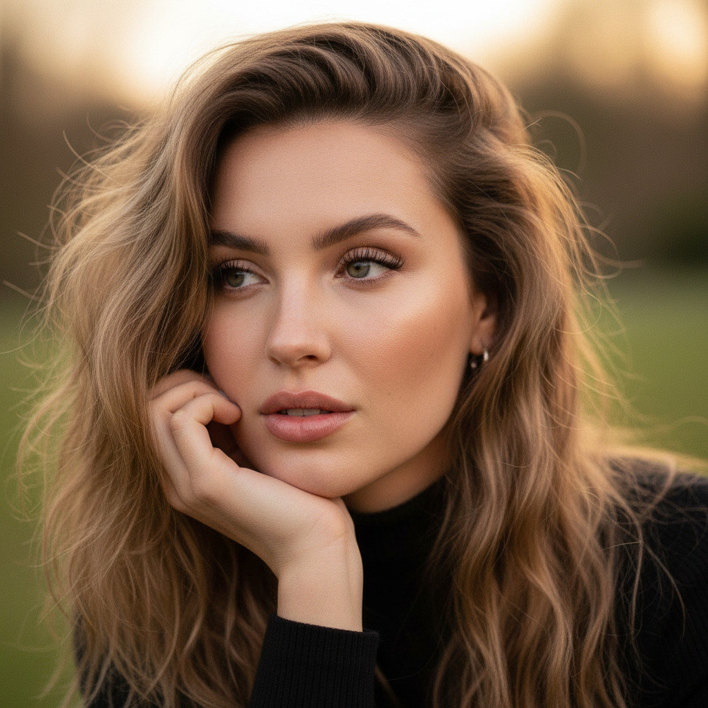 Крупный план девушки