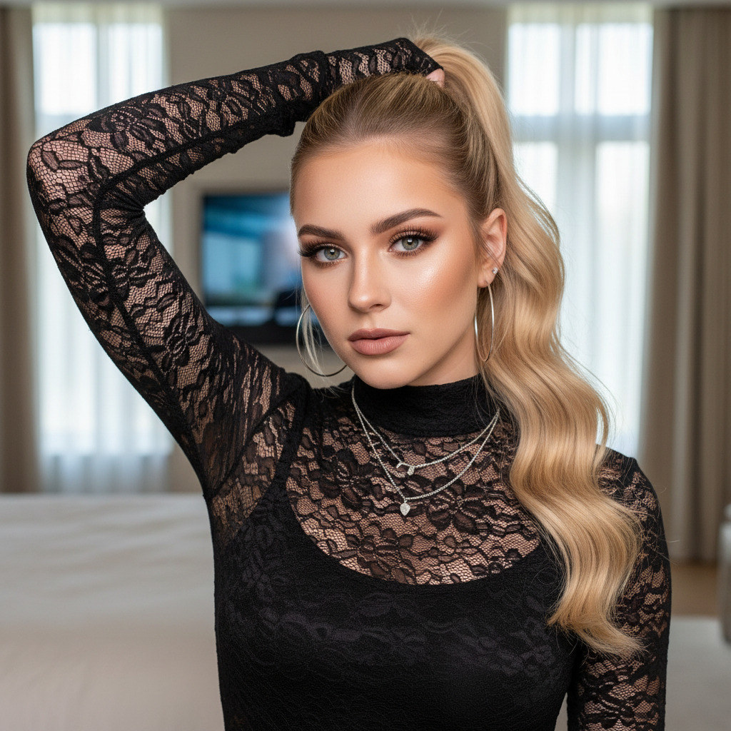 Крупный план чувственный портрет