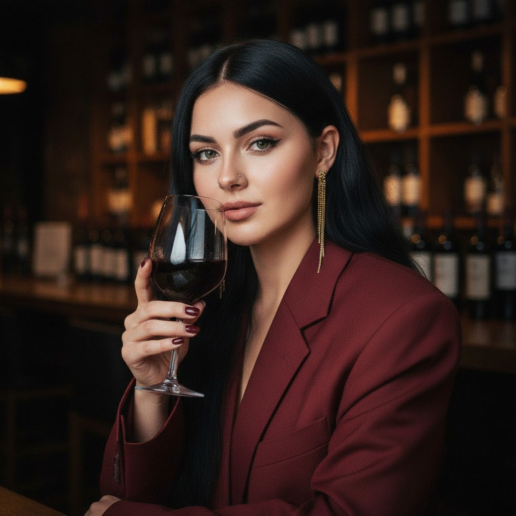 Фотореалистичный кадр в вечернем ресторане