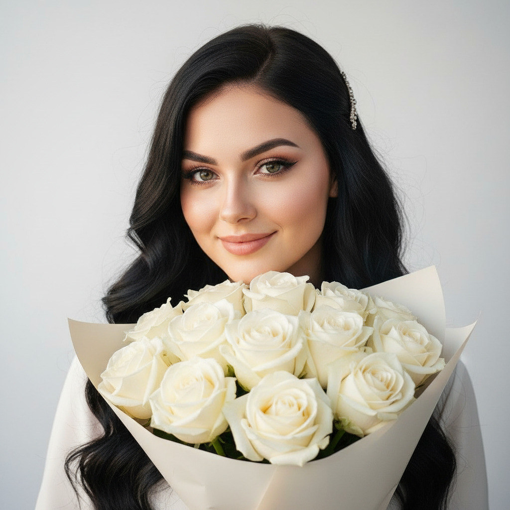 Крупный селфи-кадр