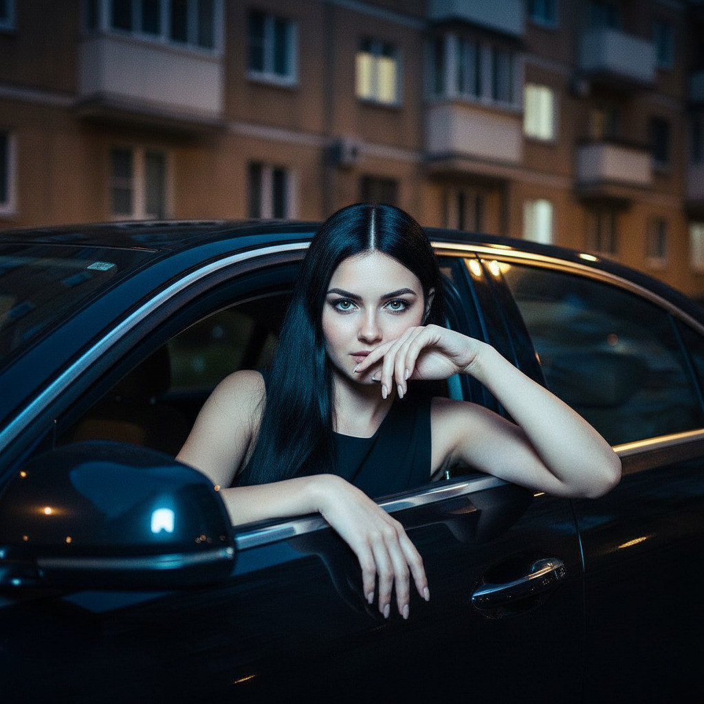 Женщина в авто