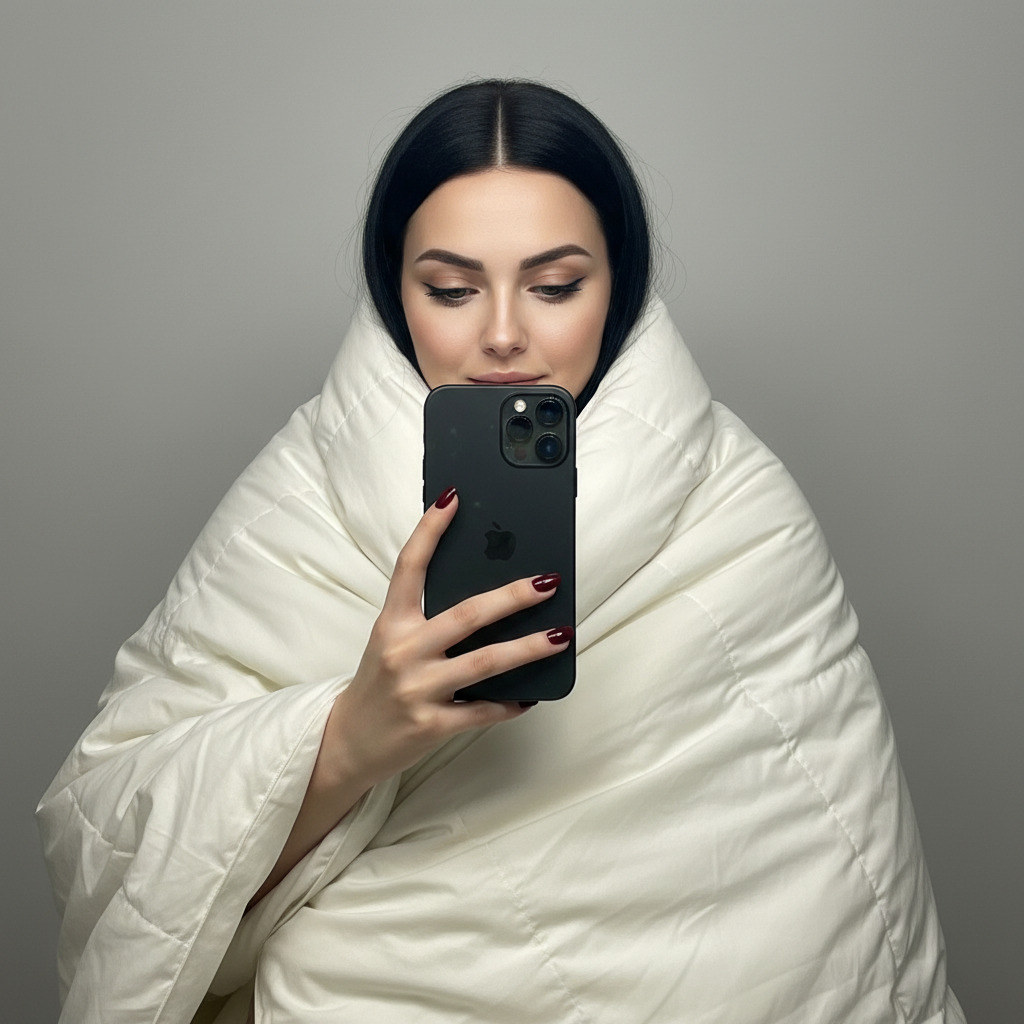 Фотореалистичное mirror-selfie